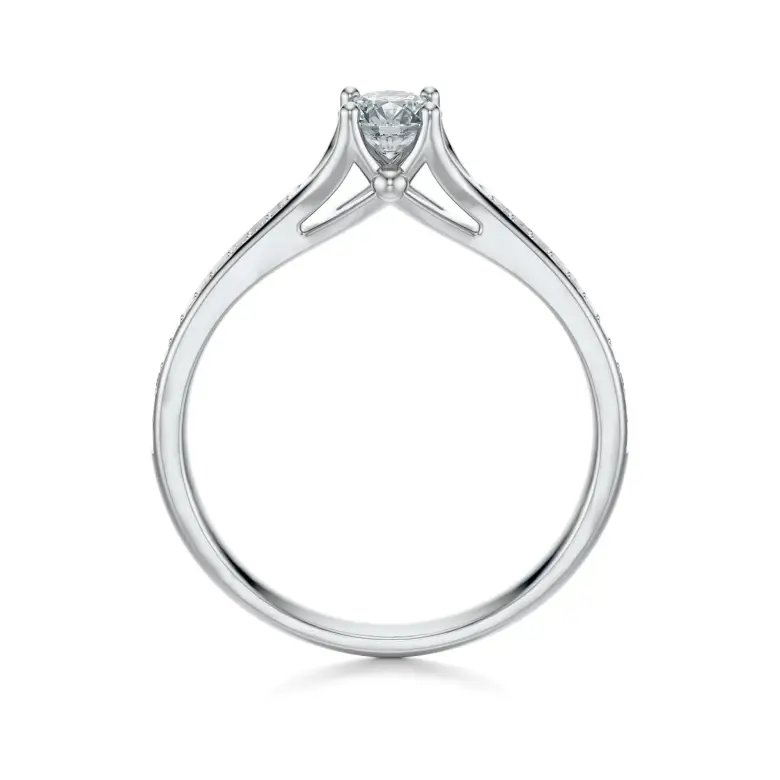 Pierścionek białe złoto z diamentami AJPZ_121